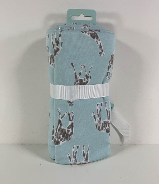 Shop Aden + Anais Comfort Knit Swaddle Blanket, Jade Giraffes at Goodbuygears