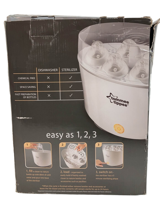 secondhand Tommee Tippee Electric Steam Sterilizer