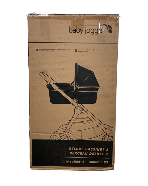 Shop Baby Jogger Deluxe Pram For City Select 2 Stroller, Lunar Black at Goodbuygears
