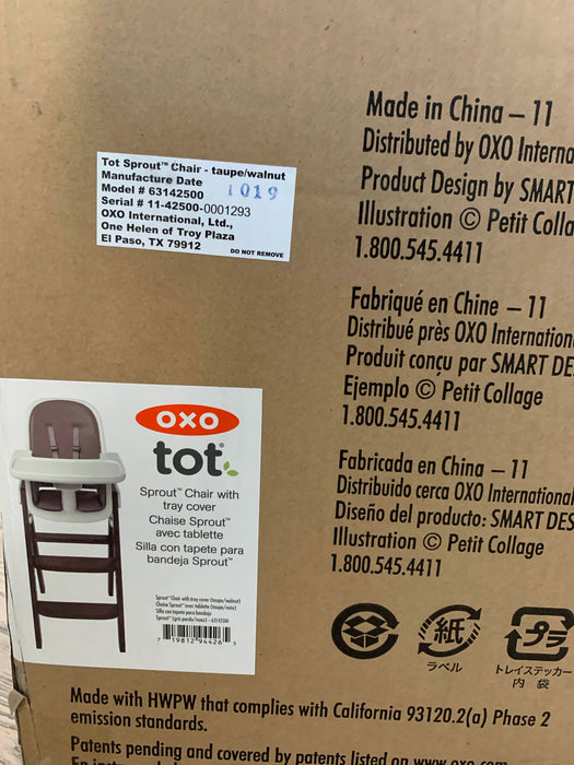 secondhand OXO Tot Sprout High Chair