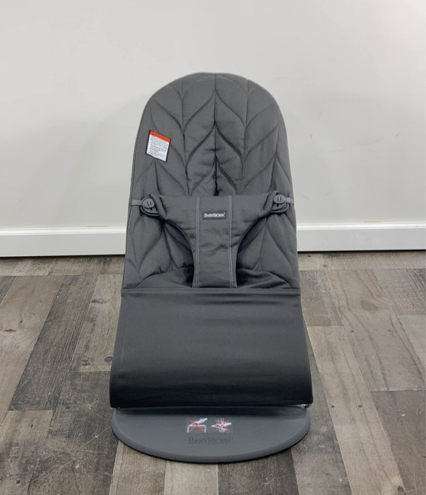 Shop BabyBjorn Bouncer Bliss, Anthracite Cotton Petal Quilt at Goodbuygears
