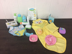 used Melissa & Doug Mine To Love Changing And Bath time Play Set For Dolls