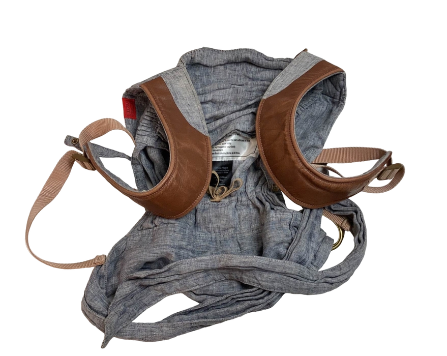 Sakura Bloom Scout Baby Carrier, Montauk and Camel Leather