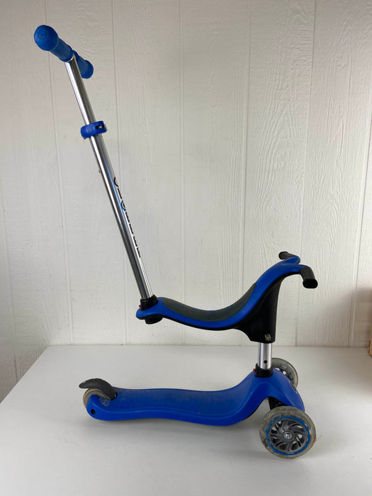 used Globber 3-Wheel Adjustable Kick Scooter, With seat