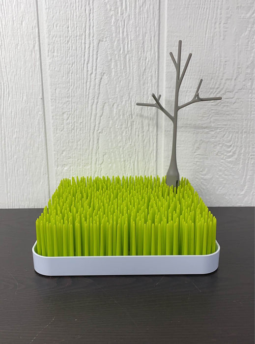 used Boon Grass Countertop Drying Rack with Accessory