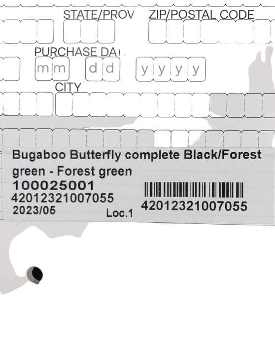 Shop Bugaboo Butterfly Stroller, 2023, Forest Green at Goodbuygears
