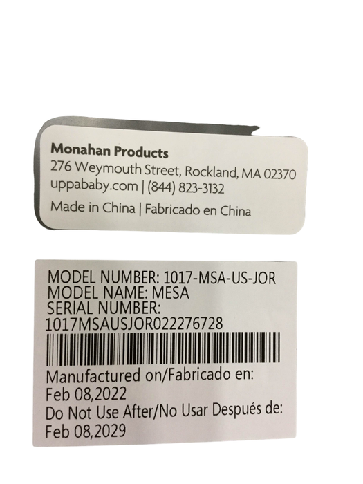 Shop UPPAbaby MESA Infant Car Seat, Jordan (Charcoal Melange), 2022 at Goodbuygears