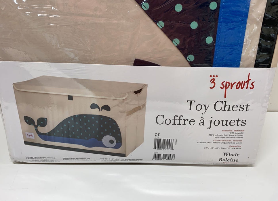secondhand 3 Sprouts Toy Chest, Whale
