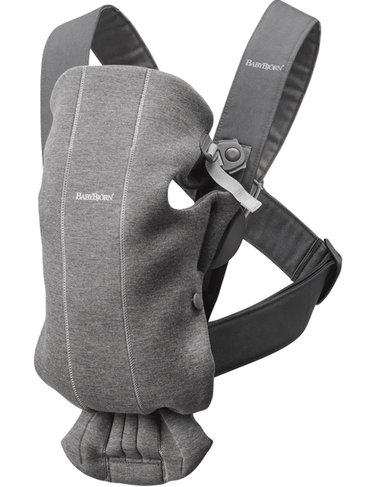 Shop BabyBjorn Baby Carrier Mini, Dark Gray 3D Jersey at Goodbuygears
