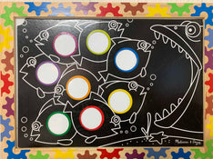 secondhand Melissa & Doug Switch and Spin Magnetic Gear Board