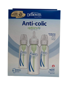 used Dr. Brown's Options+ Anti-Colic Narrow Bottles, 3 Pack, 8oz