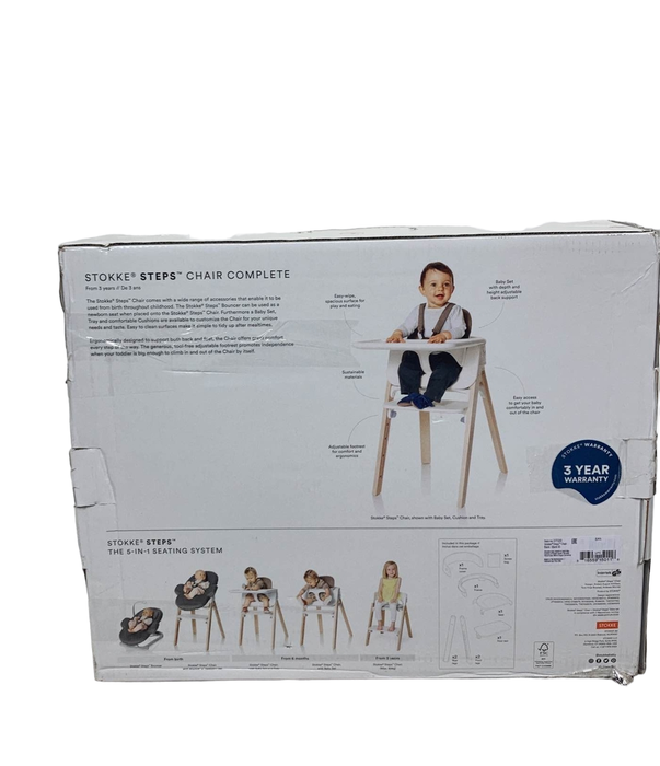 Shop Stokke Steps Chair, Black at Goodbuygears