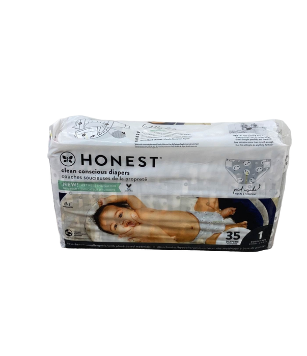 Shop Honest Company Club Box Diapers, Size 1, Pandas, 35 Count at Goodbuygears