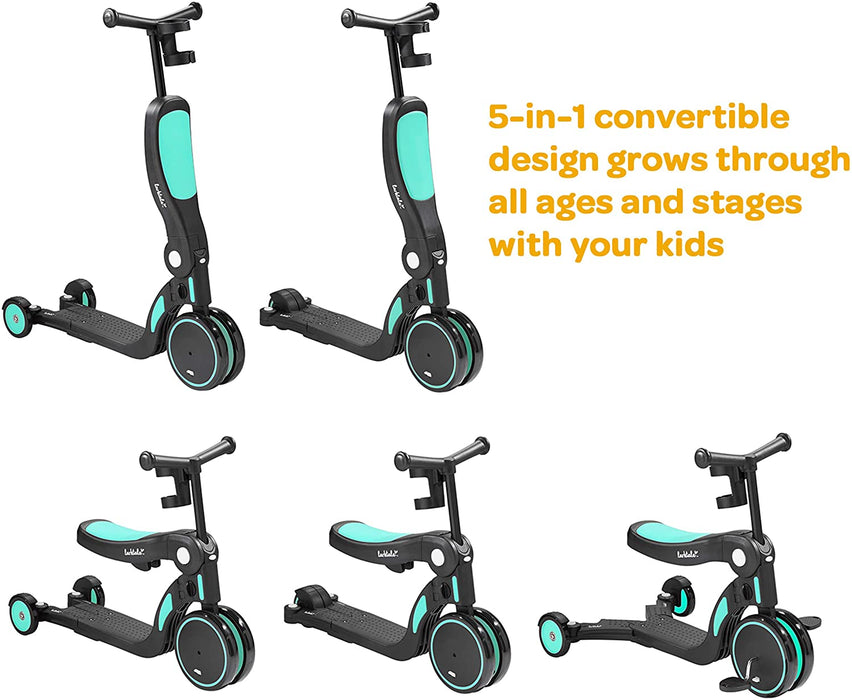 Shop Larktale Scoobi 5-in-1 Scooter, Freshwater at Goodbuygears