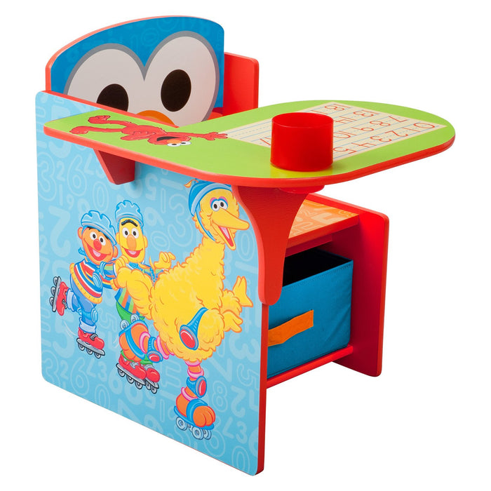 Delta Children Sesame Street Chair Desk With Storage Bin