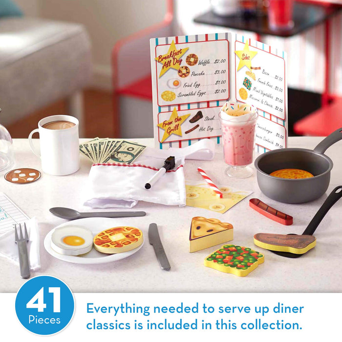 Melissa & Doug Star Diner Restaurant Play Set