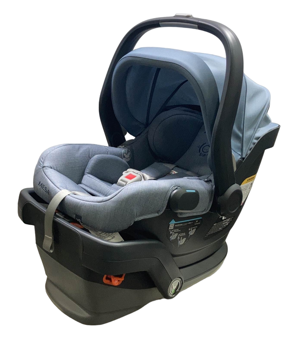 Shop UPPAbaby MESA V2 Infant Car Seat, 2023, Gregory (Blue Melange Merino Wool) at Goodbuygears