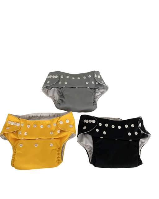 used Alva Baby One Size Adjustable Cloth Diapers