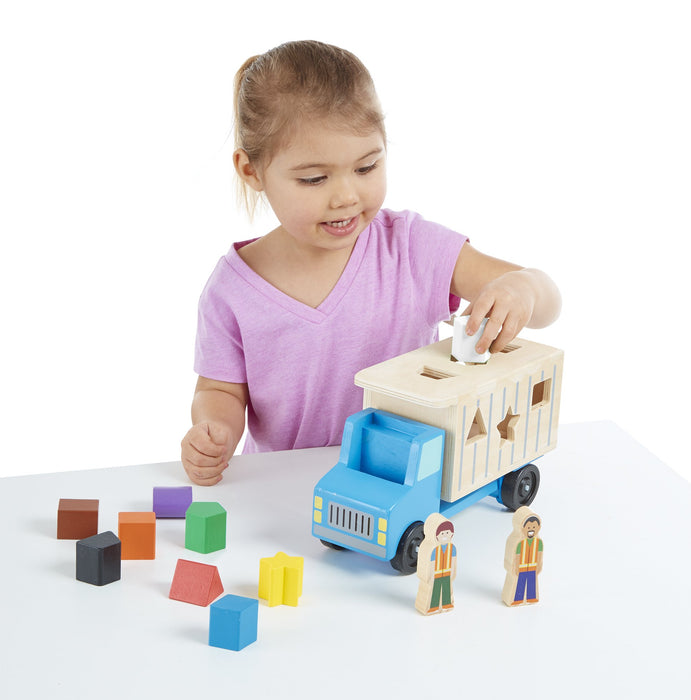 Melissa & Doug Shape Sorting Dump Truck