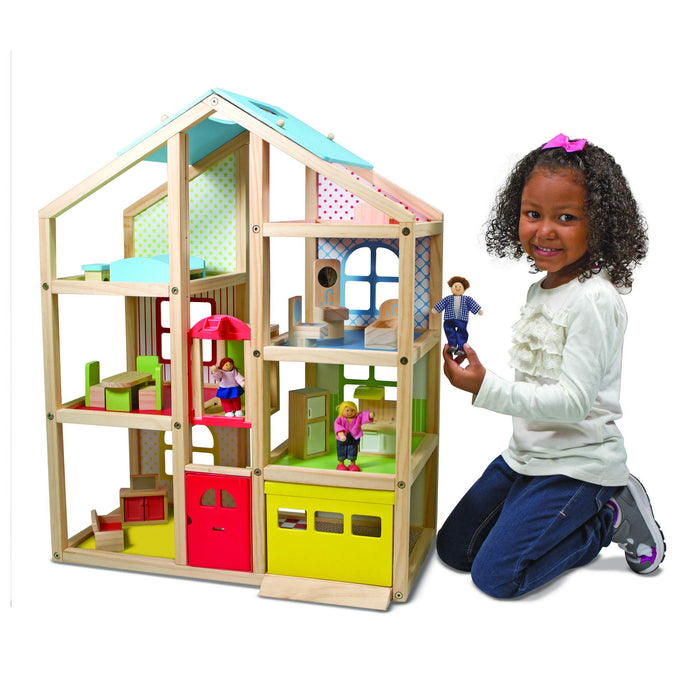 Melissa & Doug Hi Rise Dollhouse