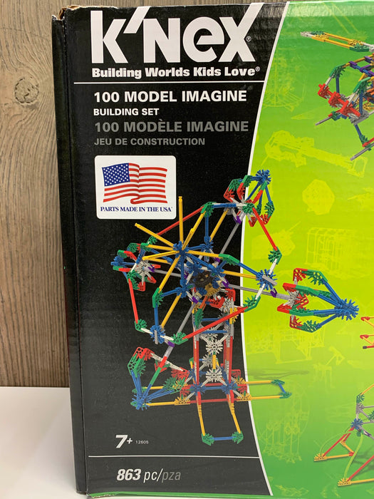 secondhand K’NEX 100 Model Imagine Building Set