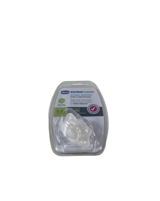 Shop Chicco PhysioForma Soft Silicone Orthodontic Pacifier, 1 Pack, Clear, 0-2 months at Goodbuygears