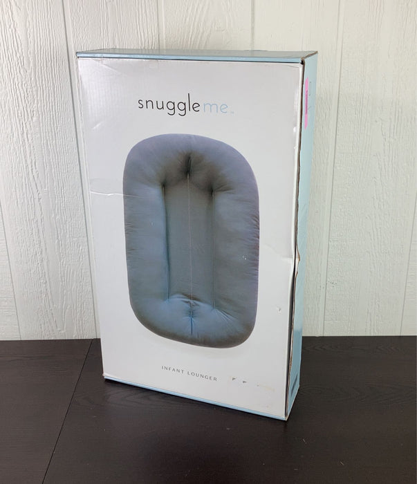 Shop Snuggle Me Organic Sensory Infant Lounger, Slate at Goodbuygears
