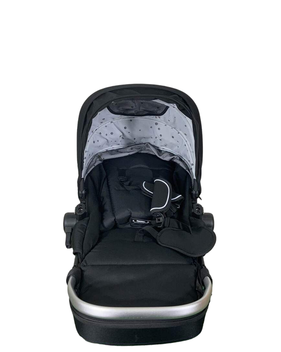 Shop Mockingbird 2nd Seat Kit 2.0, Black, Watercolor Drops, Silver With Black Leather at Goodbuygears