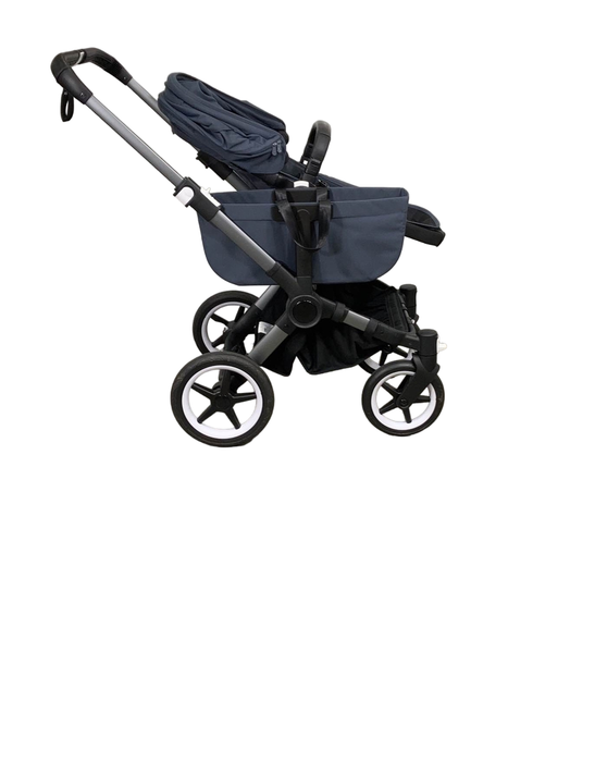 Shop Bugaboo Donkey 5 Mono Stroller, 2022, Graphite, Stormy Blue, Stormy Blue at Goodbuygears
