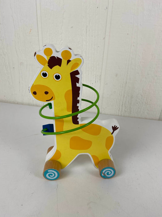 used Rolling Wooden Giraffe