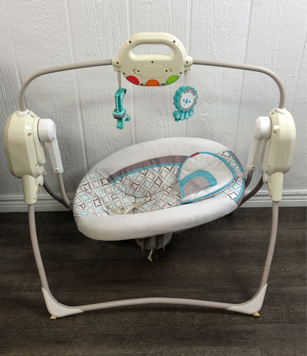 Shop Fisher Price Power Plus Space Saver Cradle ‘n Swing at Goodbuygears
