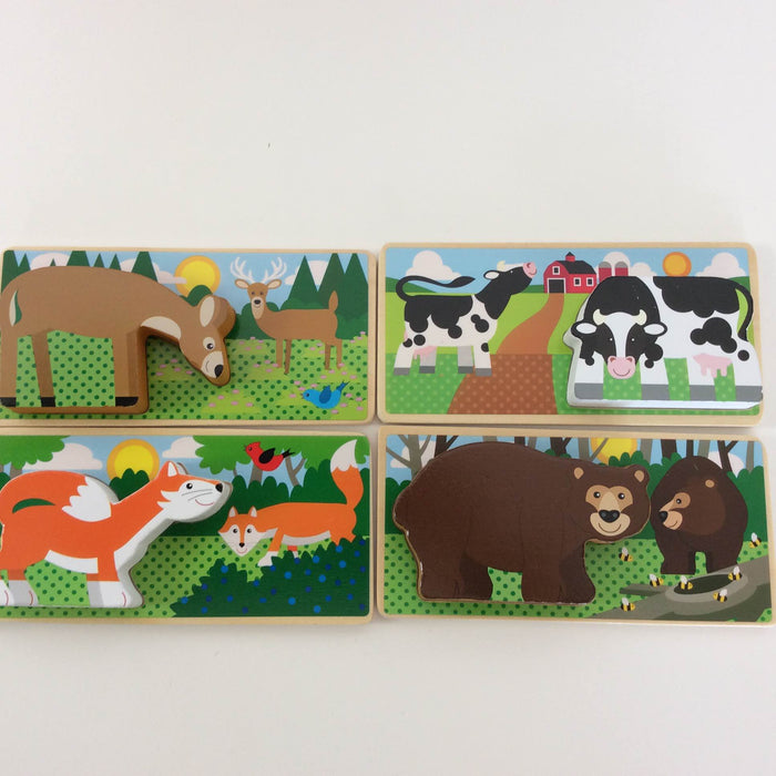 secondhand Melissa & Doug Animal Picture Boards