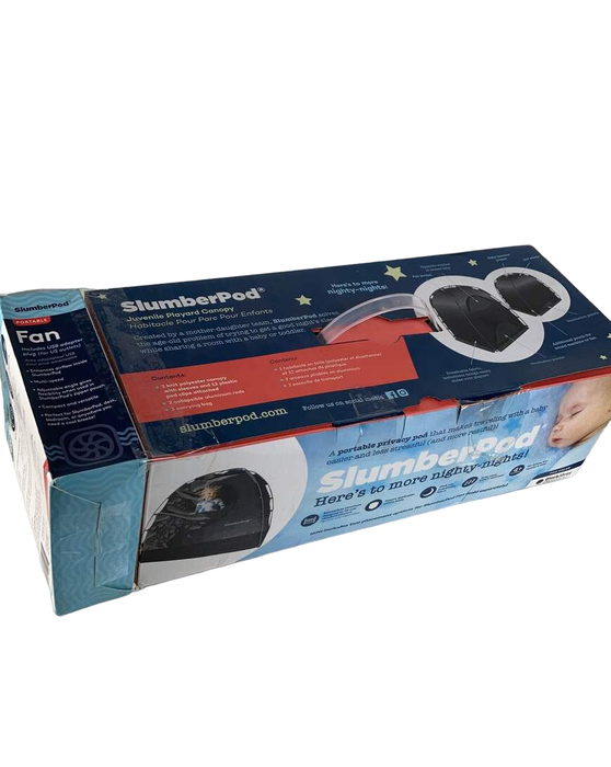 Shop SlumberPod 3.0 Sleep Canopy with Fan, Black with Gray Accents at Goodbuygears