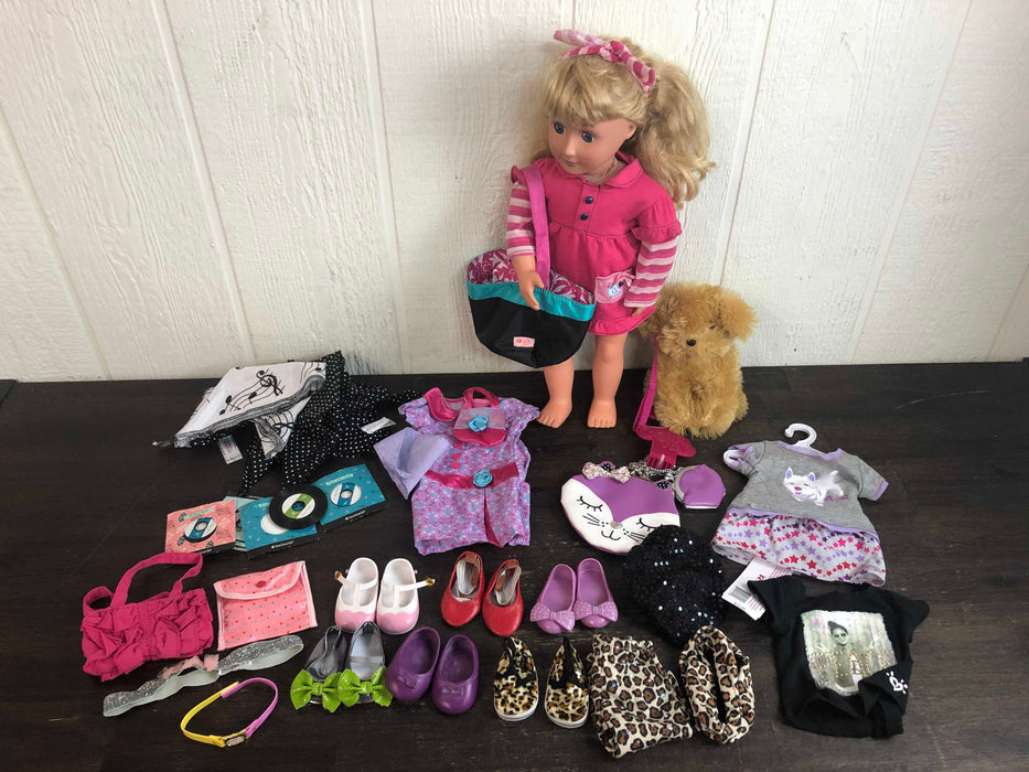 used BUNDLE Fashion Dolls Large, Our Generation Doll With Accessories