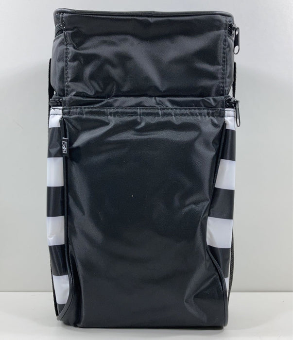 secondhand JL Childress 6 Bottle Cooler Bag, - Black/White Stripes