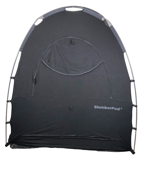 Shop SlumberPod 3.0 Sleep Canopy, Black with Gray Accents at Goodbuygears