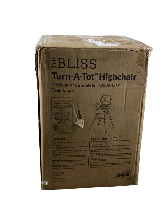 Shop TruBliss 2-in-1 Turn-a-Tot High Chair, Grey Taupe at Goodbuygears