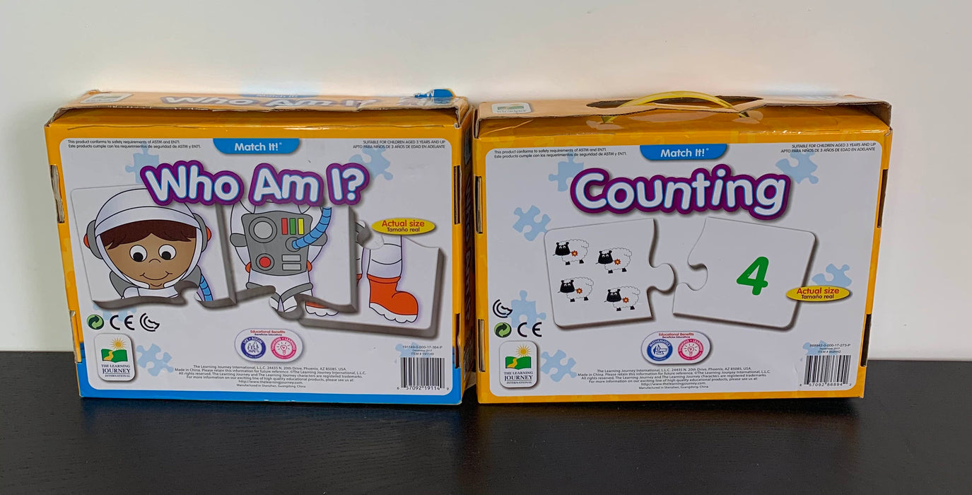secondhand BUNDLE Toddler-Preschool Puzzles, Learning Journey