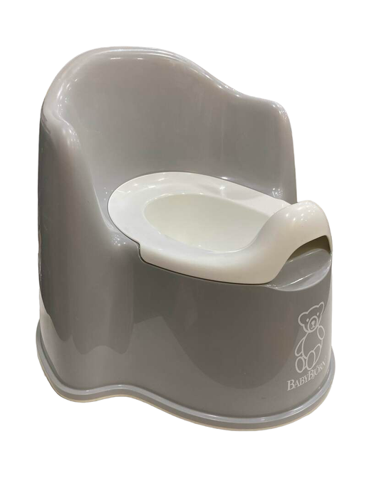 used BabyBjorn Potty Chair, Gray/White