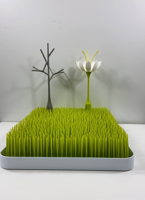 secondhand Boon Grass Countertop Drying Rack with Accessories