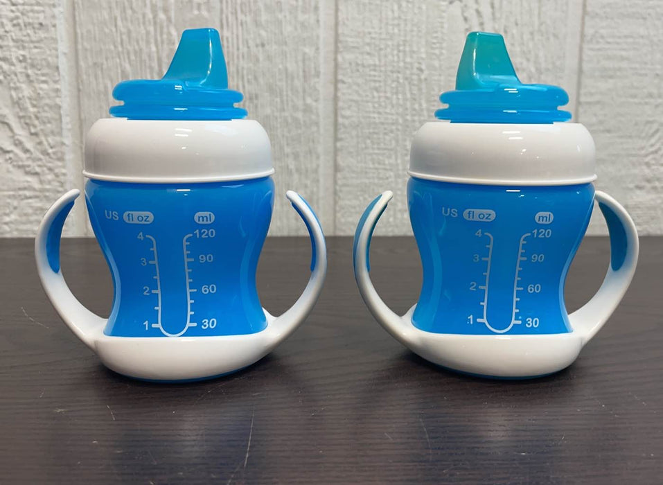 secondhand BUNDLE Sippy Cups, Munchkin Gentle 4 oz. Transition Trainers