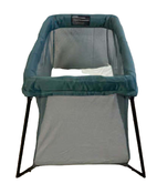 Shop BabyBjorn Travel Crib Light Bundle with Fitted Sheet, Dark Green at Goodbuygears