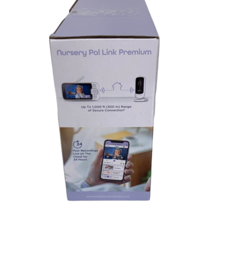 Hubble Connected Nursery Pal Link Premium: 5" Smart Baby Monitor