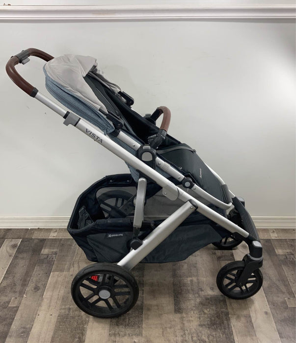 Shop UPPAbaby VISTA V2 Stroller, Gregory (Blue Melange), 2020 at Goodbuygears