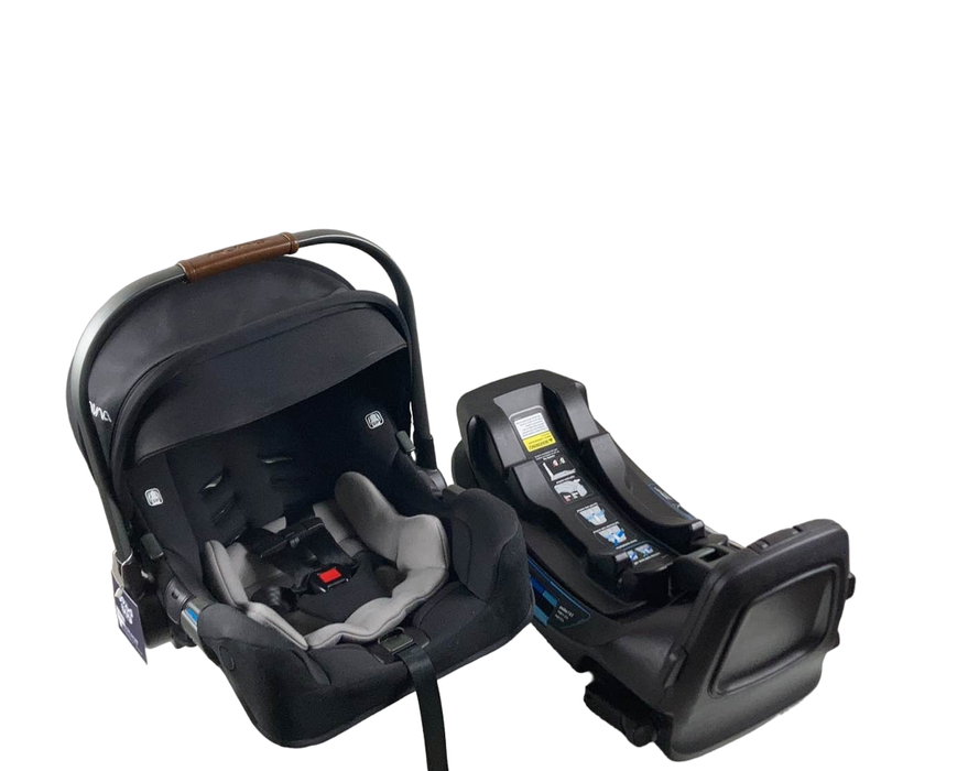Shop Nuna PIPA rx Infant Car Seat with RELX Base, 2021, Caviar at Goodbuygears