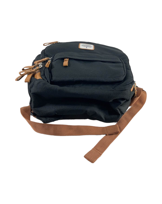 Parker Baby Co. Birch Bag Mini Diaper Backpack, Black