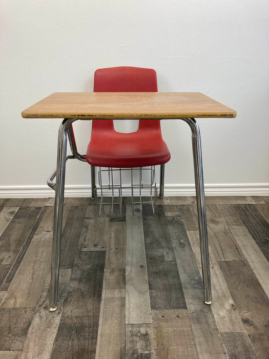 used Artco Bell Four Leg Combo Desk