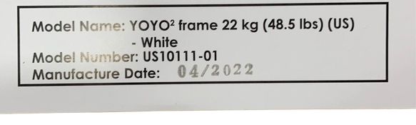 Shop Babyzen YOYO2 Stroller Frame, White, 2022 at Goodbuygears