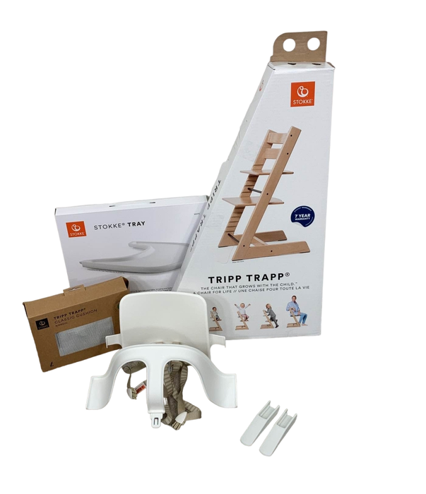 Shop Stokke Tripp Trapp Complete High Chair, Whitewash, Nordic Grey, 1 at Goodbuygears