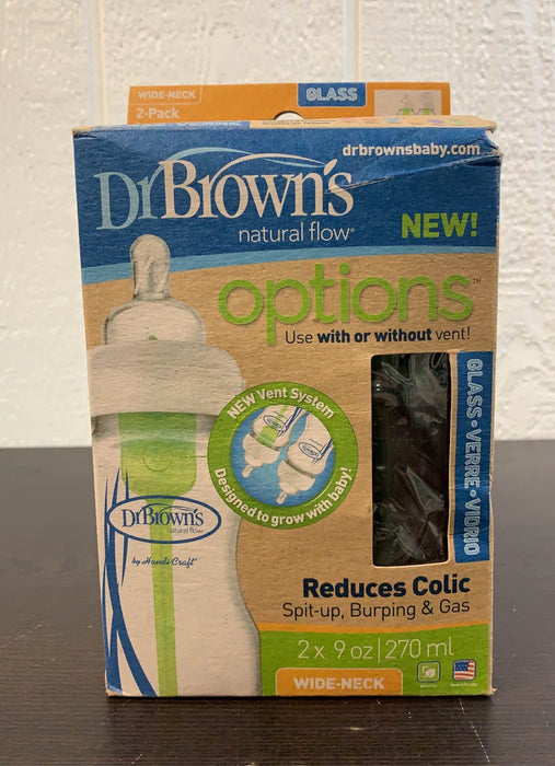 used Dr. Brown's Options + Glass Bottles